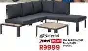 Leroy Merlin Naterial Olea 4pc Corner Set Acacia Table 81496317 offer