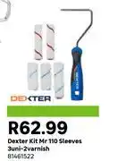 Leroy Merlin Dexter Kit Mr 110 Sleeves 3 Uni 2 Varnish 81461522 offer