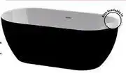 Leroy Merlin Zoe Freestanding Black Bath 81493844 offer