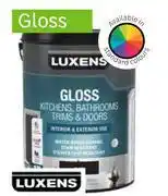 Leroy Merlin Luxens 5L Kitchen & Bath Door & Trim Gloss Wht 81503054 offer