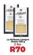 Food Lover's Market La Molisana Lasagne Sheets 500 g offer
