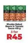 Food Lover's Market Rhodes Baked Beans in Tomato Sauce 410 g offer