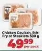 Food Lover's Market Chicken Goulash, Stir-Fry or Steaks offer