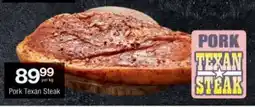 Checkers PORK TEXAN STEAK offer