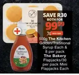 Checkers The Kitchen Syrup & The Bakery Flapjacks offer