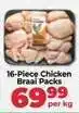 Food Lover's Market 16 Piece Chicken Braai Packs offer