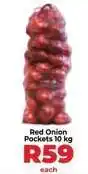 Food Lover's Market Red Onion Pockets 10 kg offer