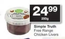 Checkers Simple Truth Free Range Chicken Livers offer