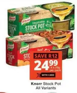 Checkers KNORR Stock Pot offer