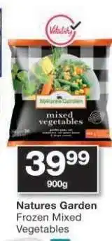 Checkers Natures Garden Frozen Mixed Vegetables offer