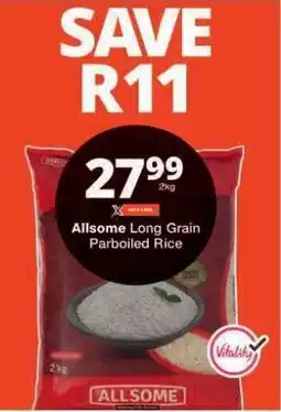 Checkers ALLSOME LONG GRAIN PARBOILED RICE offer