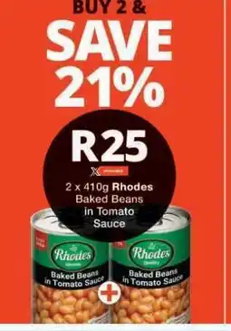 Checkers Rhodes Baked Beans in Tomato Sauce offer