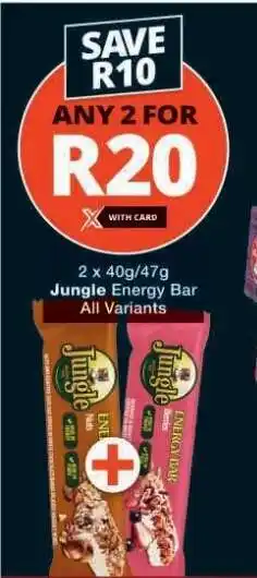 Checkers Jungle Energy Bar offer