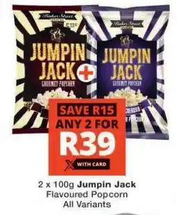 Checkers Jumpin Jack Flavoured Popcorn offer