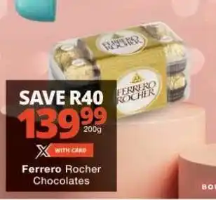 Checkers Ferrero Rocher Chocolates offer