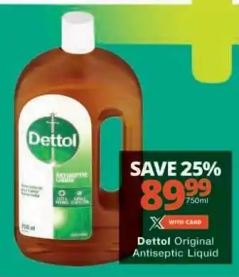 Checkers Dettol Original Antiseptic Liquid offer