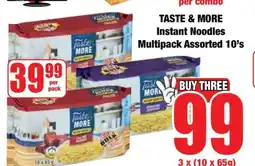 Boxer TASTE & MORE Instant Noodles Multipack Assorted 10's offer