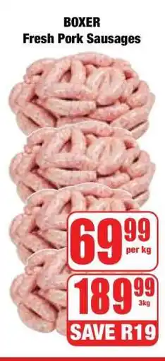 Boxer BOXER Fresh Pork Sausages offer