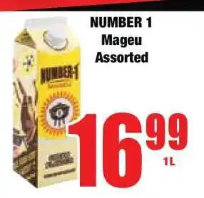 Boxer NUMBER 1 Mageu Assorted offer
