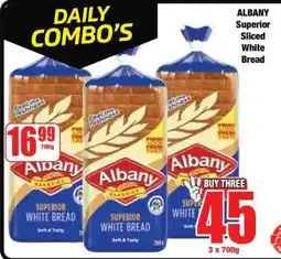 Boxer ALBANY Superior Sliced White Bread offer