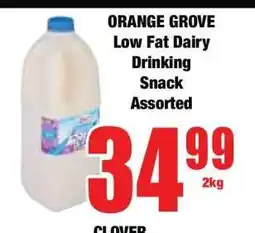 Boxer ORANGE GROVE Low Fat Dairy Drinking Snack Assorted offer