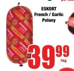 Boxer Eskort French/Garlic Polony offer
