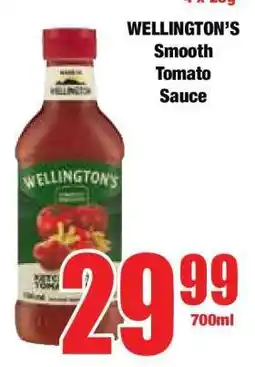Boxer WELLINGTON'S Smooth Tomato Sauce offer