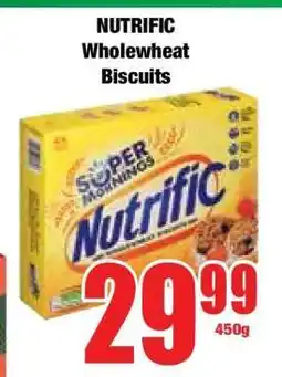 Boxer NUTRIFIC Wholewheat Biscuits offer