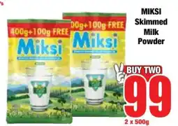 Boxer MIKSI Skimmed Milk Powder offer