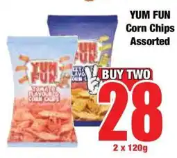 Boxer YUM FUN Corn Chips Assorted offer