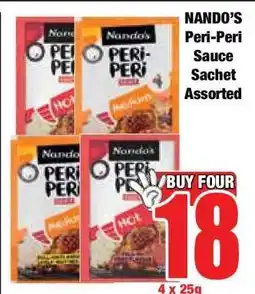 Boxer Nando's Peri-Peri Sauce Sachet Assorted offer