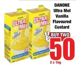 Boxer Danone Ultra Mel Vanilla Flavoured Custard offer