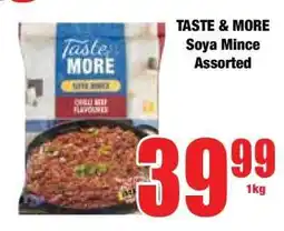 Boxer TASTE & MORE Soya Mince Assorted offer
