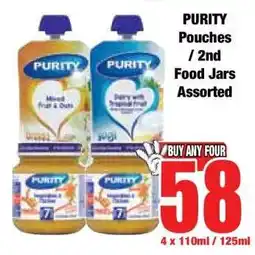 Boxer PURITY Pouches / 2nd Food Jars Assorted offer
