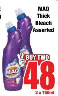 Boxer MAQ Thick Bleach Assorted offer