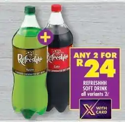 Shoprite Refreshhh Soft Drink offer