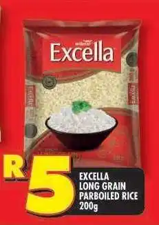 Shoprite EXCELLA LONG GRAIN PARBOILED RICE 200g offer