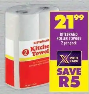 Shoprite RITEBRAND ROLLER TOWELS offer