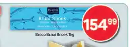 Pick n Pay Breco Braai Snoek 1kg offer