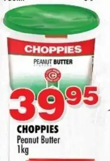 Choppies Choppies Peanut Butter 1kg offer