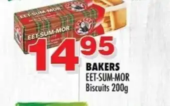 Choppies Bakers Eet-Sum-Mor Biscuits 200g offer