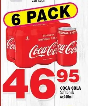 Coca-Cola Soft Drink 6x440ml