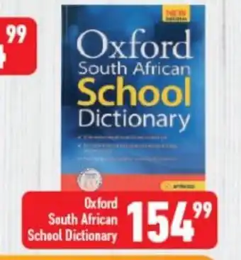 Shoprite Oxford South African School Dictionary offer