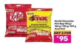 Game Nestlé Chocolate Mini Bag offer