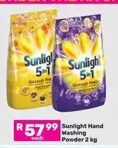 Game Sunlight Hand Washing Powder 2 kg offer