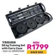 Game Trojan 50Kg Training Set With Carry Case 850027664 offer
