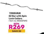 Game Trojan EZ Bar With Spin Lock Collars 850027692 offer
