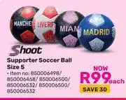 Game Shoot Supporter Soccer Ball Size 5 850006498/850006468/850006500/850006532 offer