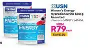 Game USN Winner's Energy Hydration Drink Assorted 647457/647454-500g offer