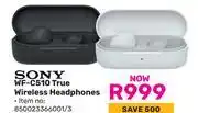 Game Sony WF-C510 True Wireless Headphones offer